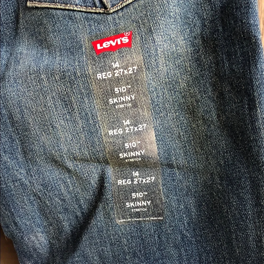 Levi’s Strauss Boys Classic Denim Skinny Jeans